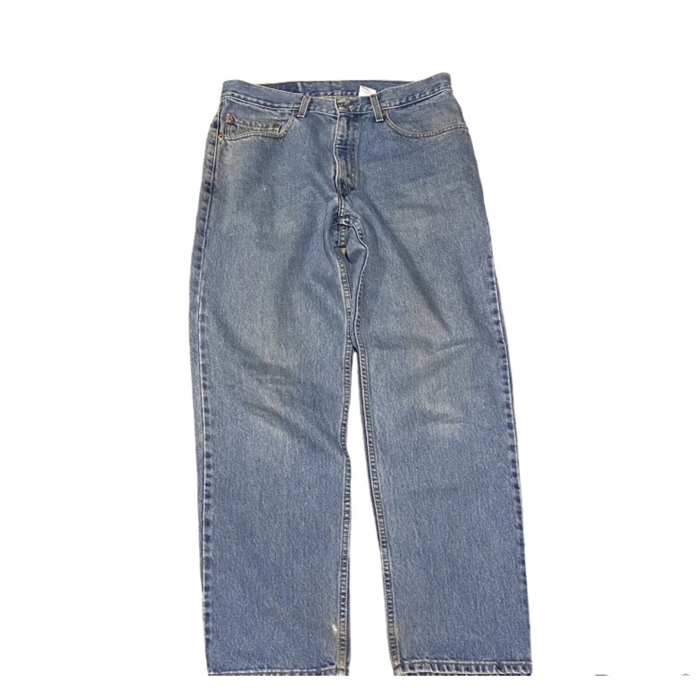 Vintage 90s Levis 550 Mens 33x30 Relaxed Fit Denim Jeans Blue USA